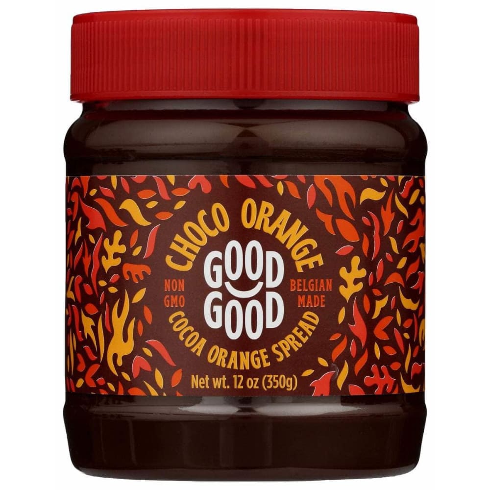 GOOD GOOD Grocery > Pantry > Condiments GOOD GOOD: Belgian Choco Orange Spread No Added Sugar, 12 oz