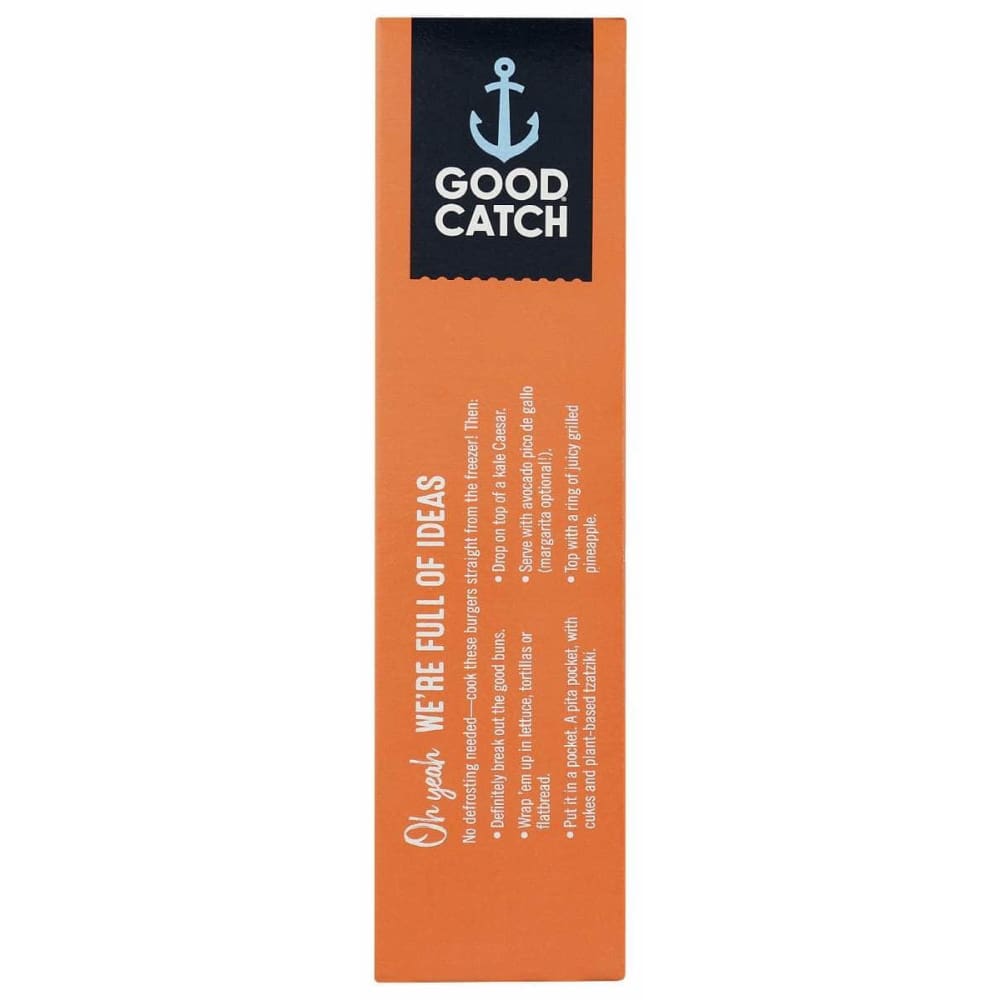 GOOD CATCH Grocery > Frozen GOOD CATCH: Plant Based Salmon Burger, 8 oz