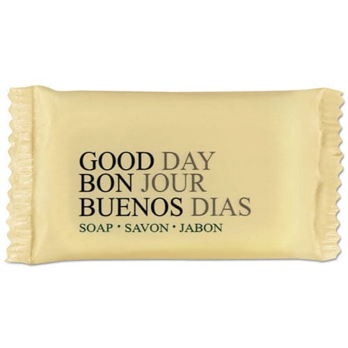 Good Day Amenity Bar Soap Pleasant Scent # 1/2 Individually Wrapped Bar 1,000/carton - Janitorial & Sanitation - Good Day™