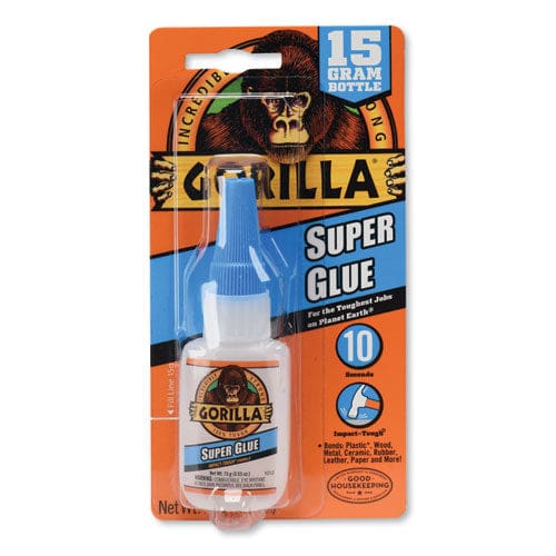 Gorilla Super Glue 0.53 Oz Dries Clear 4/carton - School Supplies - Gorilla®