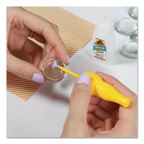 Gorilla Super Glue With Brush And Nozzle Applicators 0.35 Oz Dries Clear - School Supplies - Gorilla®