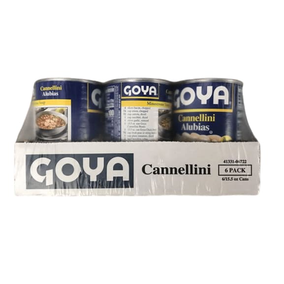 Goya Cannellini Beans 15.5 oz (Pack of 6) - ShelHealth.Com