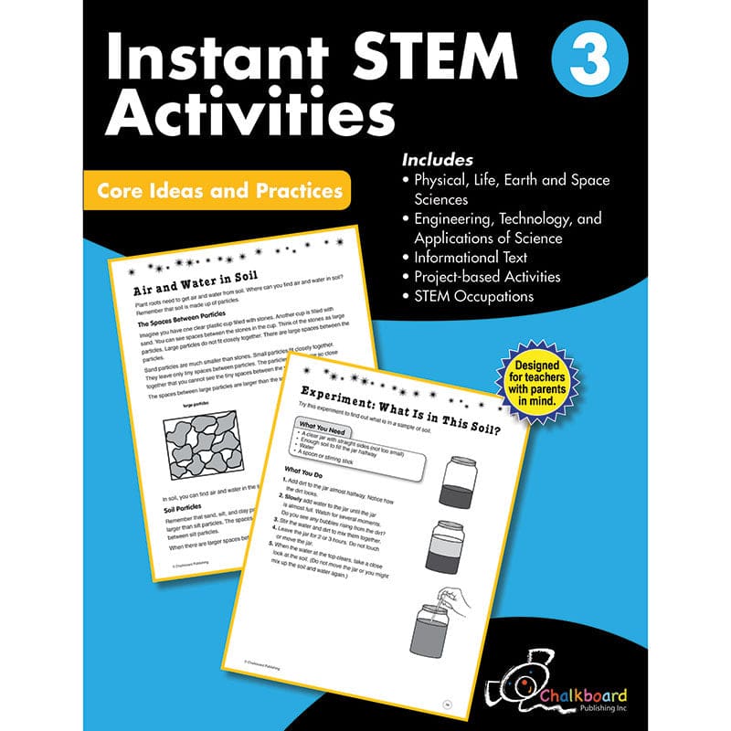 Gr3 Instant Activities Workbook Stem (Pack of 2) - Activity Books & Kits - Creative Teaching Press