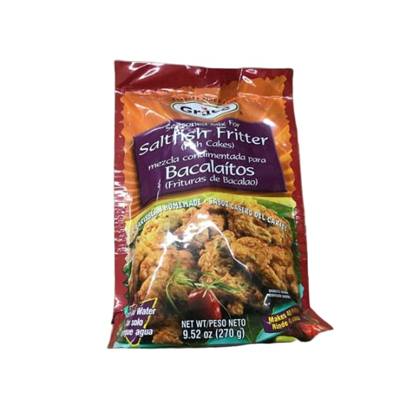 Grace Caribbean Trasition, Mix Fritter Saltfish, 9.5-Ounce - ShelHealth.Com