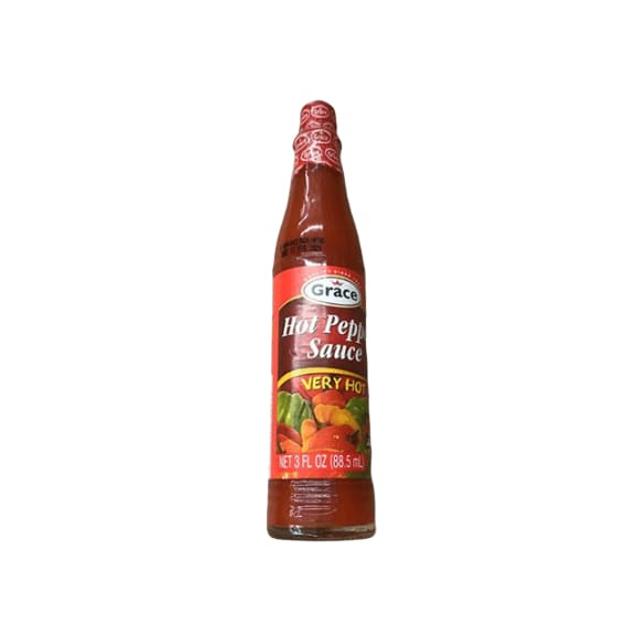 Grace Hot Pepper Sauce Very Hot, 3 FL oz - ShelHealth.Com