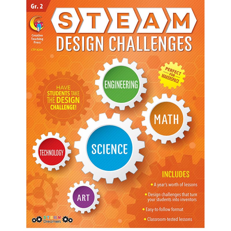 Grade 2 Steam Design Resource Book (Pack of 2) - Skill Builders - Creative Teaching Press