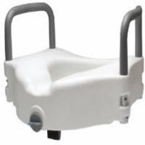 Graham Field Raised Toilet Seat With Lock Arms Case of 2 - Durable Medical Equipment >> Commodes - Graham Field