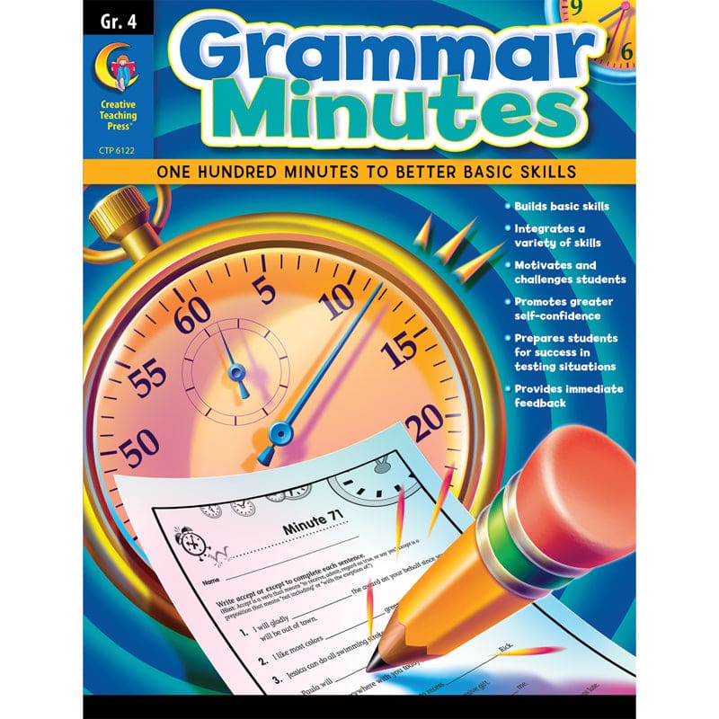 Grammar Minutes Gr 4 (Pack of 2) - Grammar Skills - Creative Teaching Press