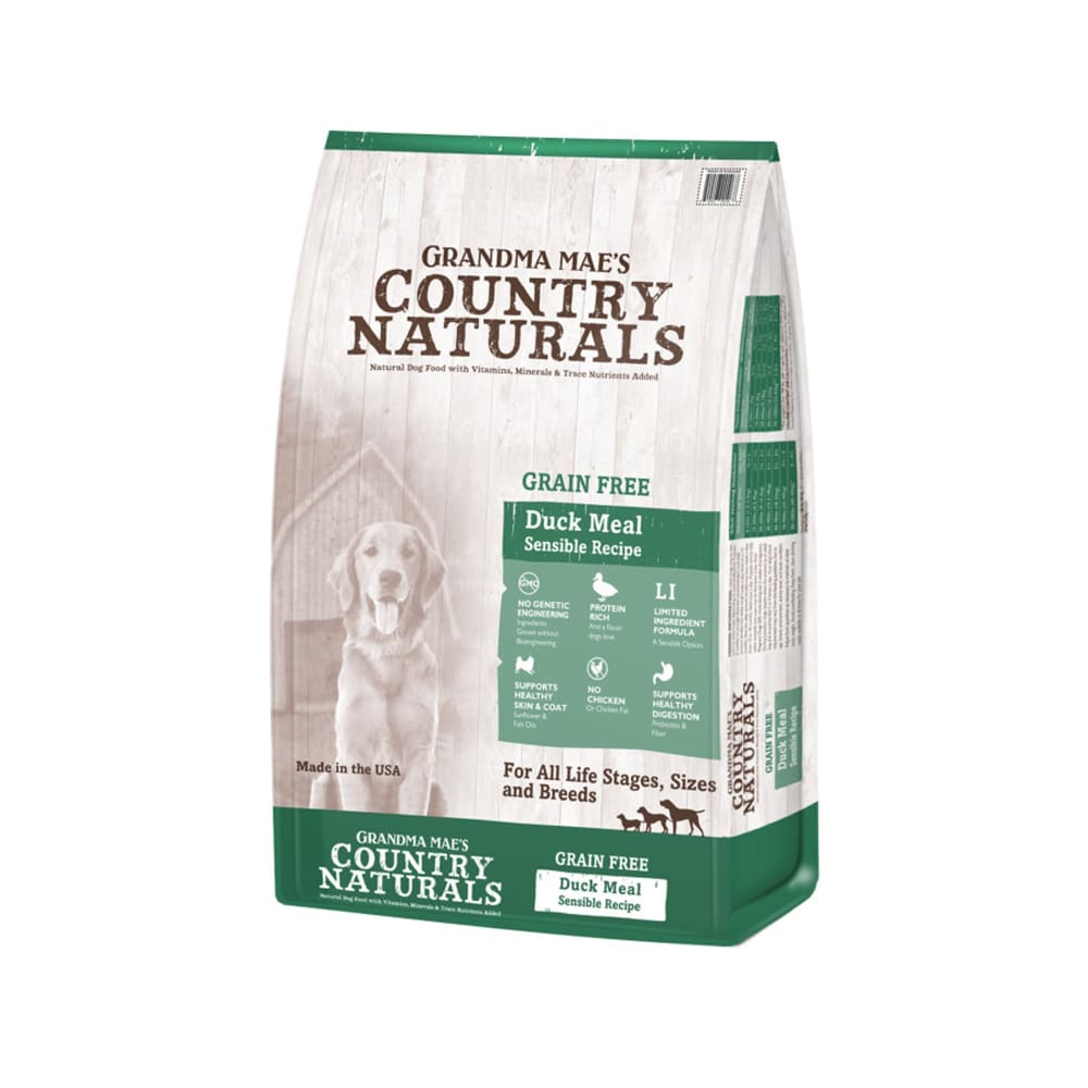 Grandma Maes Country Naturals Grain Free Duck Meal Sensible Recipe 25 lb - Pet Supplies - Grandma Maes