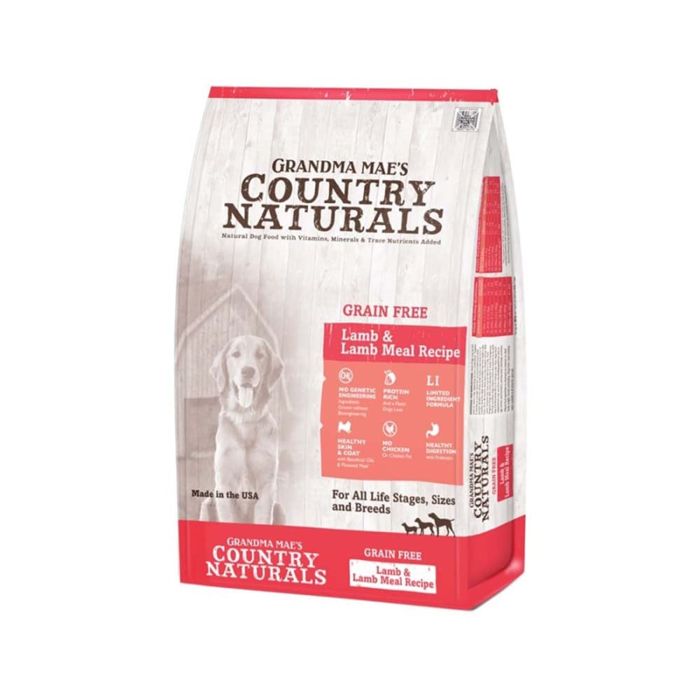 Grandma Maes Country Naturals Grain Free Lamb and Lamb Meal Recipe 14 lb - Pet Supplies - Grandma Maes