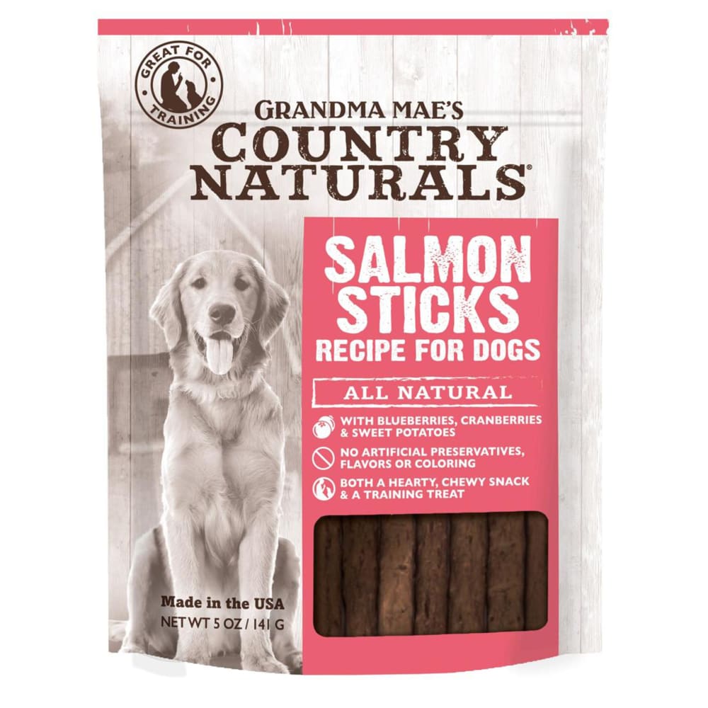 Grandma Maes Country Naturals Grain Free Salmon Sticks Dog Treats 1ea-5 oz - Pet Supplies - Grandma Maes