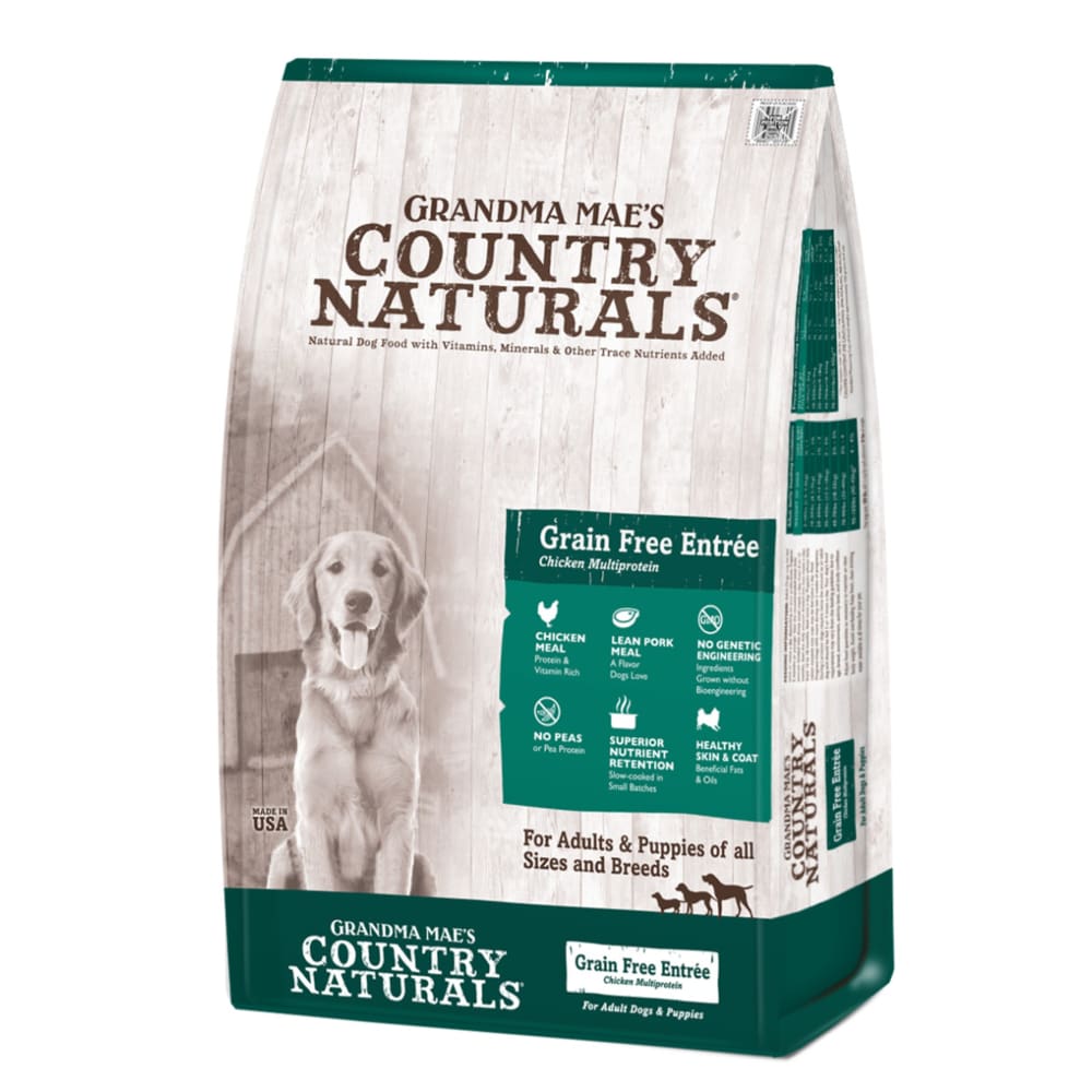 Grandma Maes Country Naturals Premium All Natural Dog Food Grain Free 25 lb - Pet Supplies - Grandma Maes