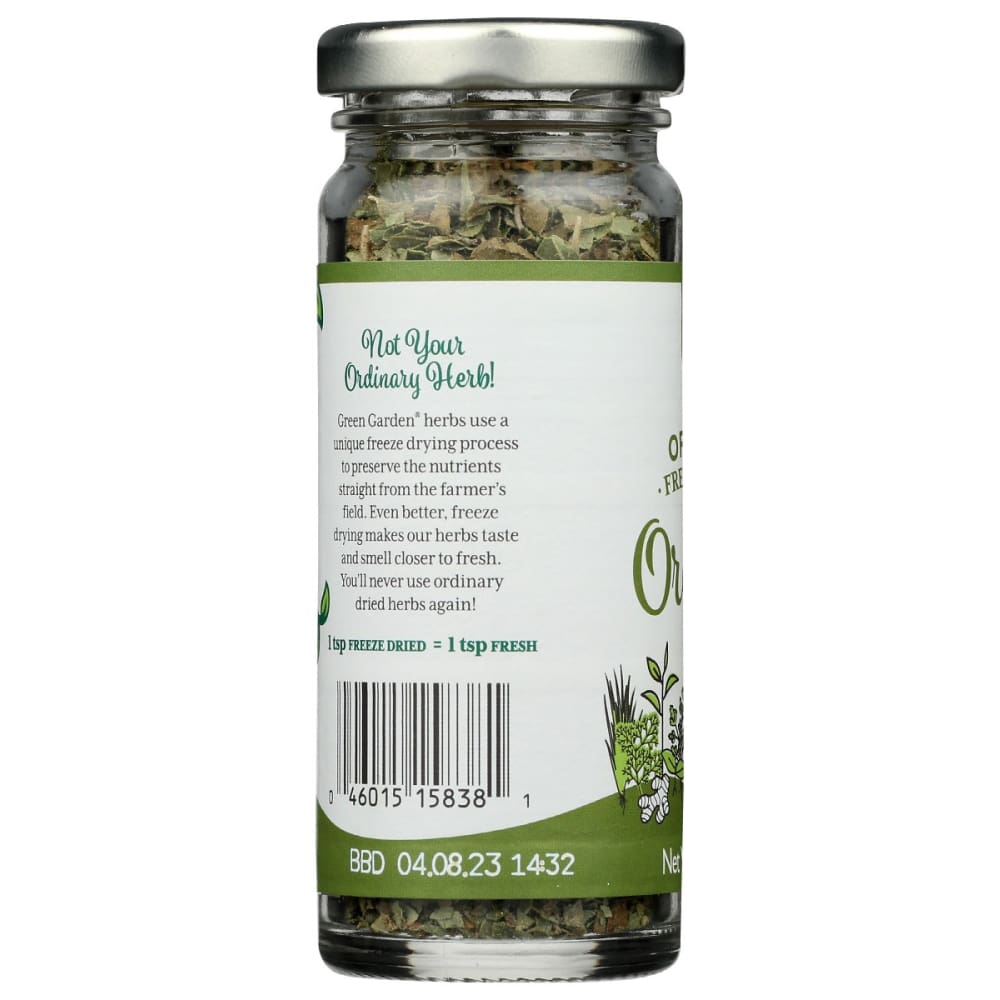 GREEN GARDEN: Ssnng Herb Oreg Frz Dried 108 ml - Grocery > Cooking & Baking > Extracts Herbs & Spices - Green Garden