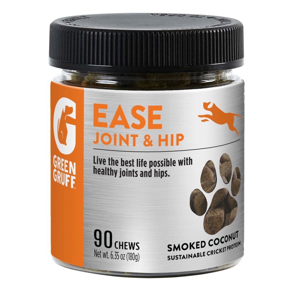 Green Gruff Ease Joint Hip Dog Supplements 1ea-90 ct - Pet Supplies - Green Gruff