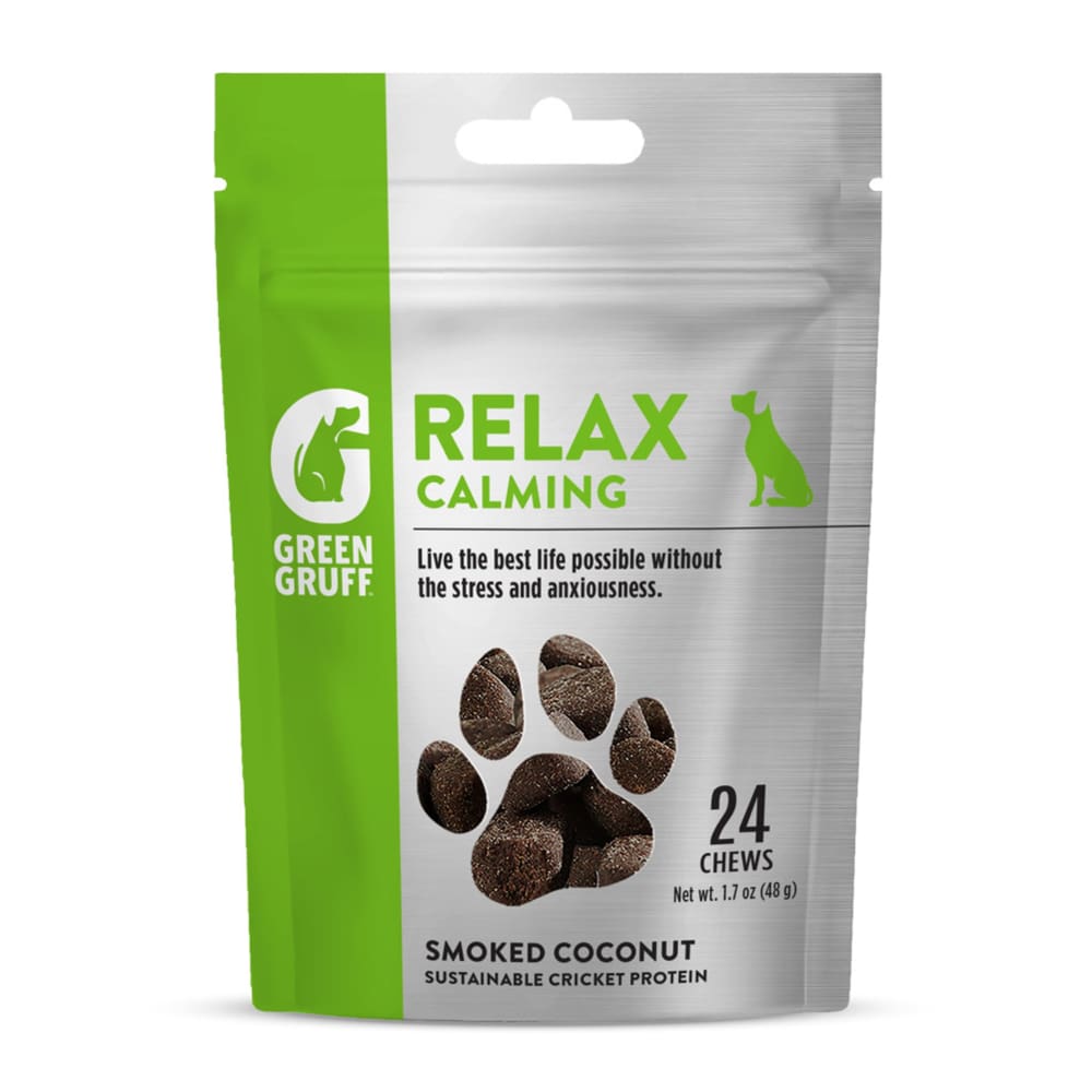 Green Gruff Relax Calming Dog Supplements 1ea-24 ct - Pet Supplies - Green Gruff