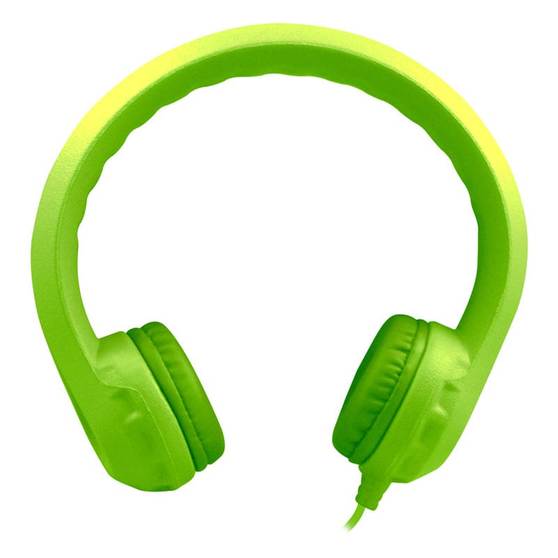 Green Indestructible Foam Headphone Flexphone - Headphones - Hamilton Electronics Vcom