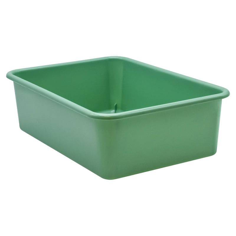 Green Large Plastic Storage Bin (Pack of 6) - Storage Containers - Teacher Created Resources