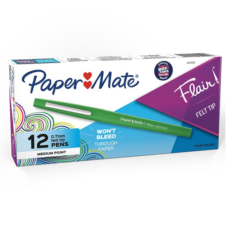 Green Medium Paper Mate Flair Pen (Pack of 12) - Pens - Sanford L.p.