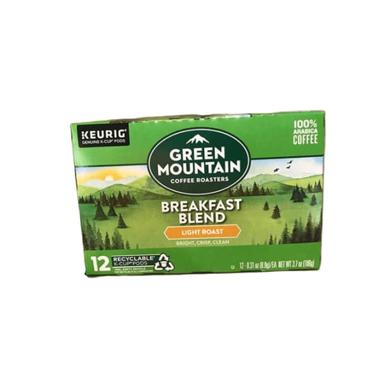 Green Mountain Coffee Light Roast Coffee Breakfast Blend, 12 Count - ShelHealth.Com