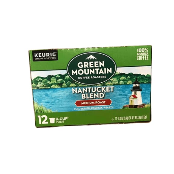 Green Mountain Coffee Medium Roast Coffee Nantucket Blend, 12 Count - ShelHealth.Com