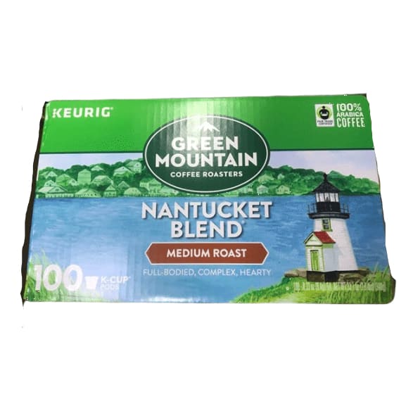 Green Mountain Coffee Nantucket Blend, K-Cup for Keurig Brewers, 100 Count - ShelHealth.Com