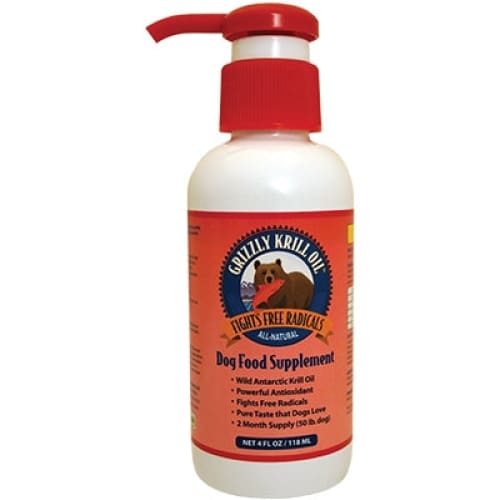 Grizzly Dog Krill Oil 4Oz - Pet Supplies - Grizzly