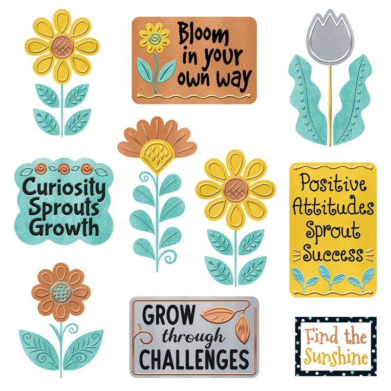 Grow For It Mini Bulletin Board Set I Heart Metal (Pack of 6) - Classroom Theme - Trend Enterprises Inc.