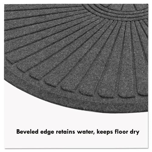 Guardian Ecoguard Diamond Floor Mat Single Fan 36 X 72 Charcoal - Janitorial & Sanitation - Guardian