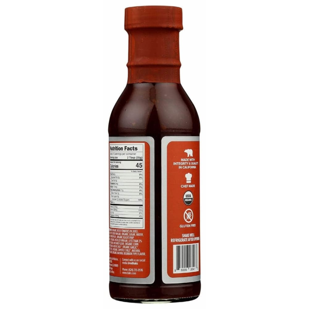 HAKS BBQ Grocery > Meal Ingredients > Sauces HAKS BBQ: Chipotle Bourbon Bbq Sauce, 14.25 oz