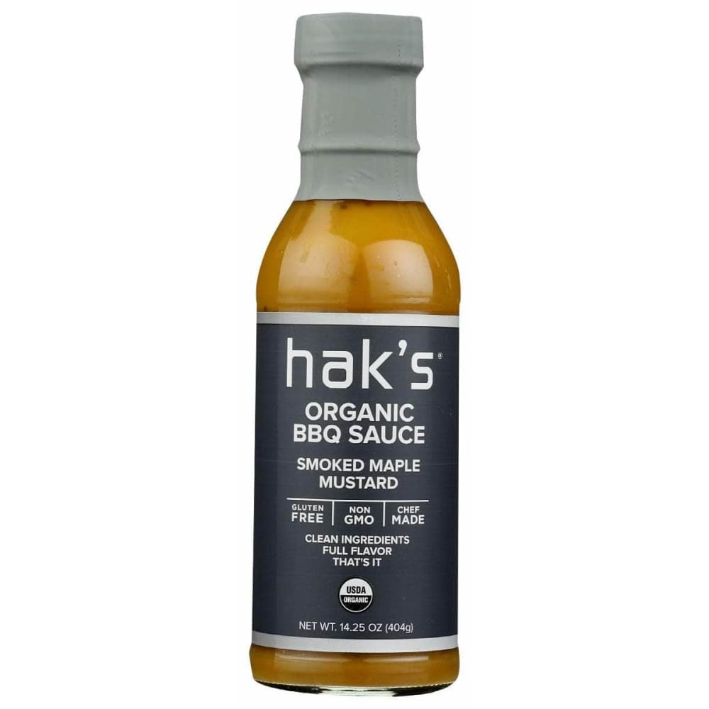 HAKS BBQ Grocery > Meal Ingredients > Sauces HAKS BBQ: Organic Smoked Maple Mustard BBQ Sauce, 14.25 oz