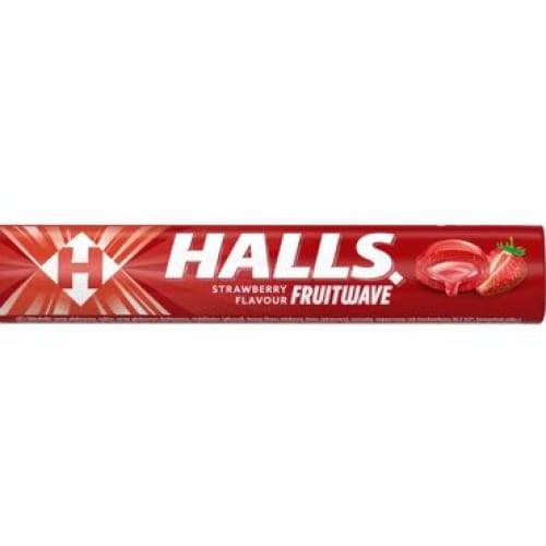 HALLS Strawberries Flavour Candies 1.59 oz. (45 g.) - Halls