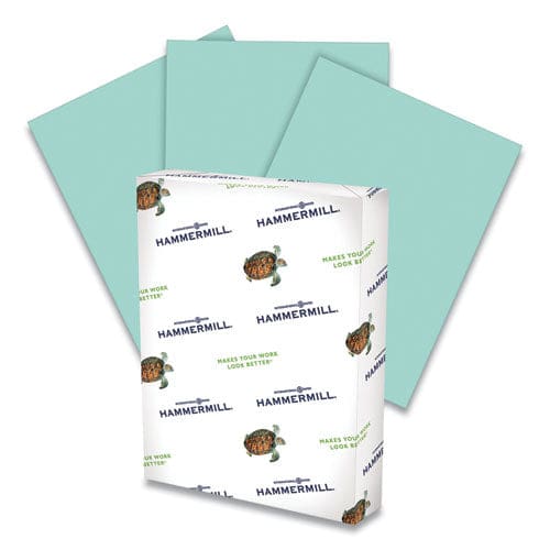 Hammermill Colors Print Paper 20 Lb Bond Weight 8.5 X 11 Blue 500/ream - School Supplies - Hammermill®