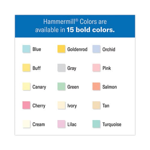 Hammermill Colors Print Paper 20 Lb Bond Weight 8.5 X 11 Canary 500/ream - School Supplies - Hammermill®