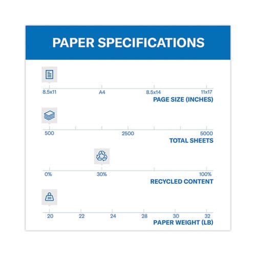 Hammermill Colors Print Paper 20 Lb Bond Weight 8.5 X 11 Cream 500/ream - School Supplies - Hammermill®