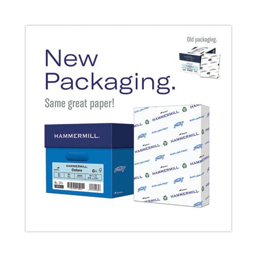 Hammermill Colors Print Paper 20 Lb Bond Weight 8.5 X 11 Green 500 Sheets/ream 10 Reams/carton - School Supplies - Hammermill®