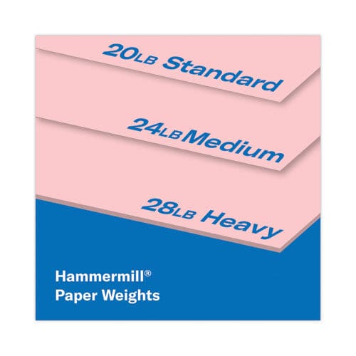 Hammermill Colors Print Paper 20 Lb Bond Weight 8.5 X 11 Pink 500 Sheets/ream 10 Reams/carton - School Supplies - Hammermill®