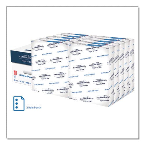 Hammermill Copy Plus Print Paper 92 Bright 20 Lb Bond Weight 8.5 X 11 White 500 Sheets/ream 10 Reams/carton - School Supplies - Hammermill®