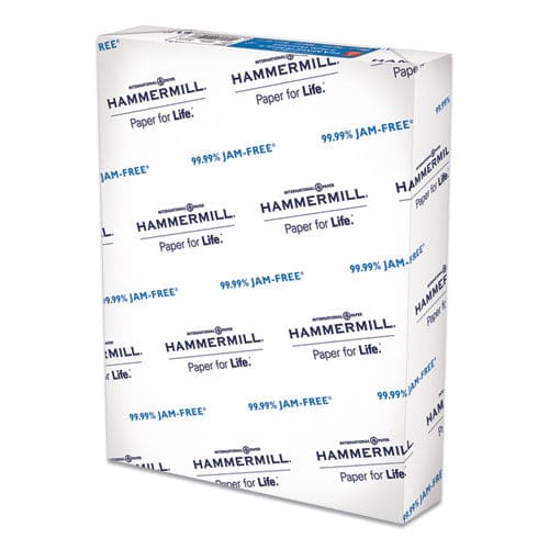 Hammermill Copy Plus Print Paper 92 Bright 20 Lb Bond Weight 8.5 X 11 White 500 Sheets/ream 5 Reams/carton - School Supplies - Hammermill®