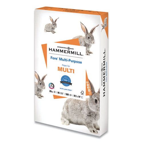 Hammermill Fore Multipurpose Print Paper 96 Bright 20 Lb Bond Weight 11 X 17 White 500/ream - School Supplies - Hammermill®