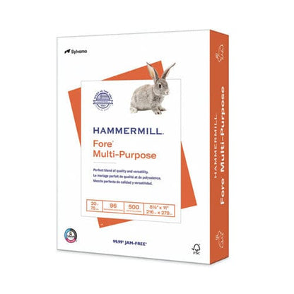 Hammermill Fore Multipurpose Print Paper 96 Bright 20 Lb Bond Weight 8.5 X 11 White 500 Sheets/ream - School Supplies - Hammermill®