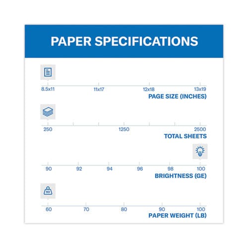 Hammermill Premium Color Copy Cover 100 Bright 80 Lb Cover Weight 8.5 X 11 250/pack - Office - Hammermill®