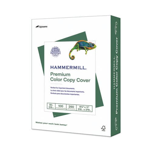 Hammermill Premium Color Copy Cover 100 Bright 80 Lb Cover Weight 8.5 X 11 250/pack - Office - Hammermill®