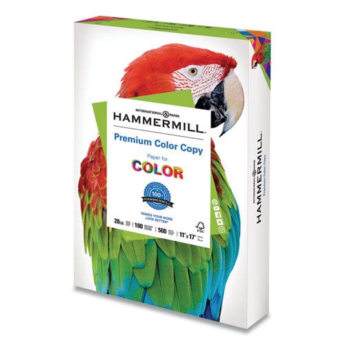 Hammermill Premium Color Copy Print Paper 100 Bright 28 Lb Bond Weight 11 X 17 Photo White 500/ream - School Supplies - Hammermill®