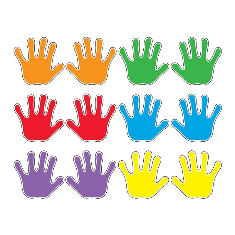 Handprints Variety Pk Classic Accents (Pack of 6) - Accents - Trend Enterprises Inc.