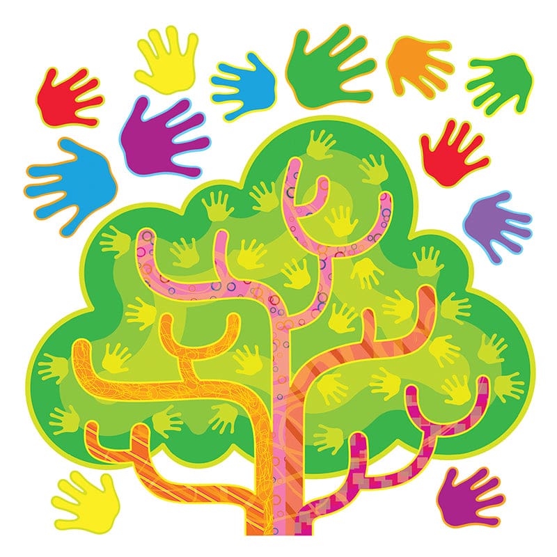 Hands In Harmony Lrn Tree Bb Set (Pack of 3) - Classroom Theme - Trend Enterprises Inc.