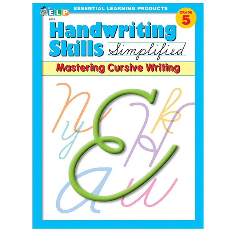 Handwriting Skills Simplified Mast (Pack of 6) - Handwriting Skills - Primary Concepts Inc