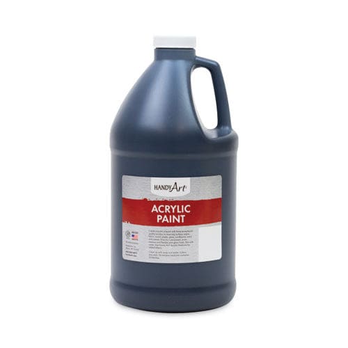 Handy Art Acrylic Paint Black 64 Oz Bottle - School Supplies - Handy Art®