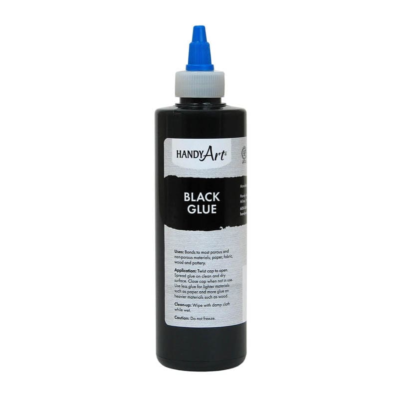 Handy Art Black Glue 8Oz (Pack of 10) - Glue/Adhesives - Rock Paint Distributing Corp