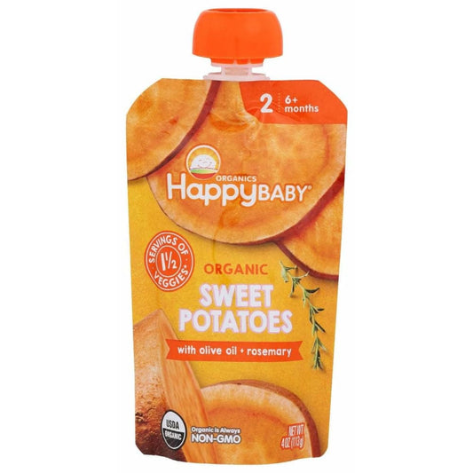 HAPPY BABY Happy Baby Food Baby Swtpot Olv Org, 4 Oz