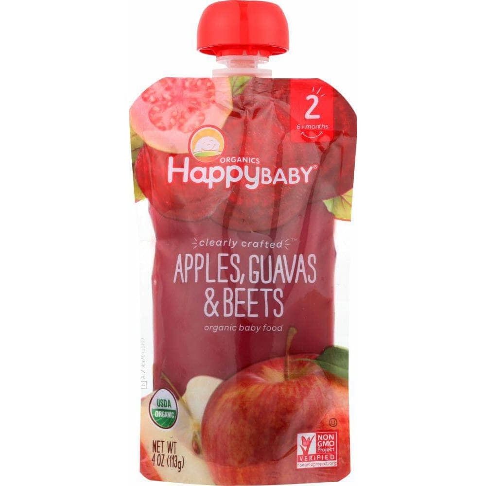 Happy Baby Happy Baby S2 Apple Guava Beet Organic, 4 oz